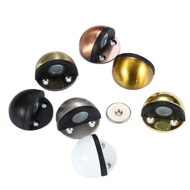 2021 hot sale high quility stainless steel  round rubber door stopper