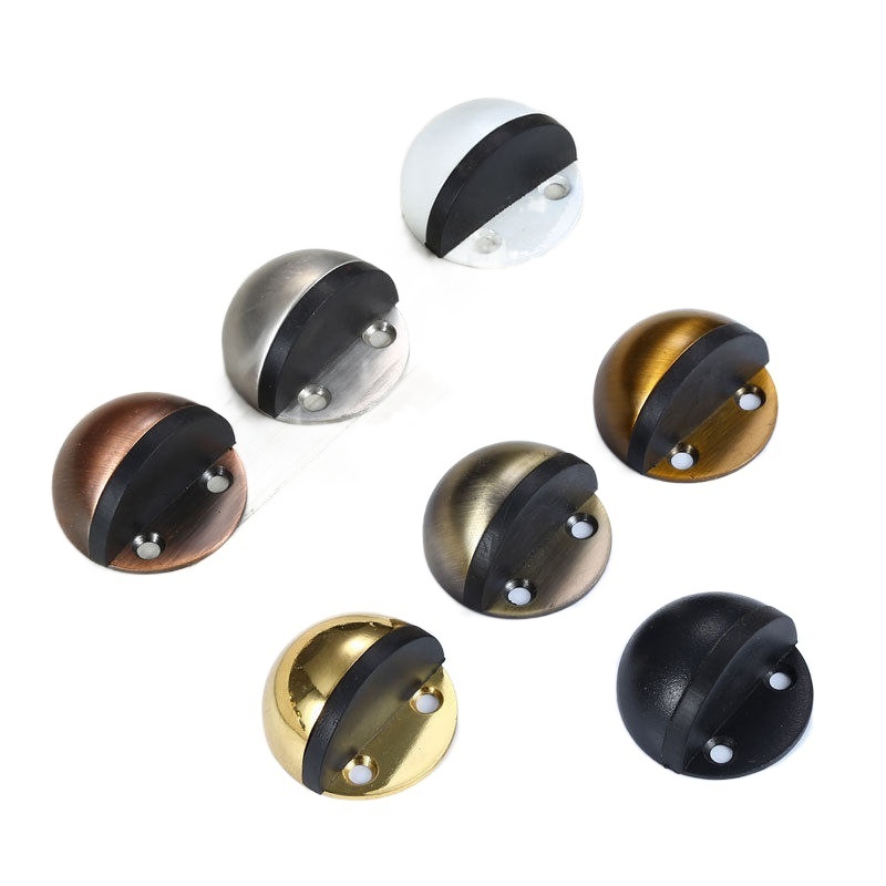 2021 hot sale high quility stainless steel  round rubber door stopper