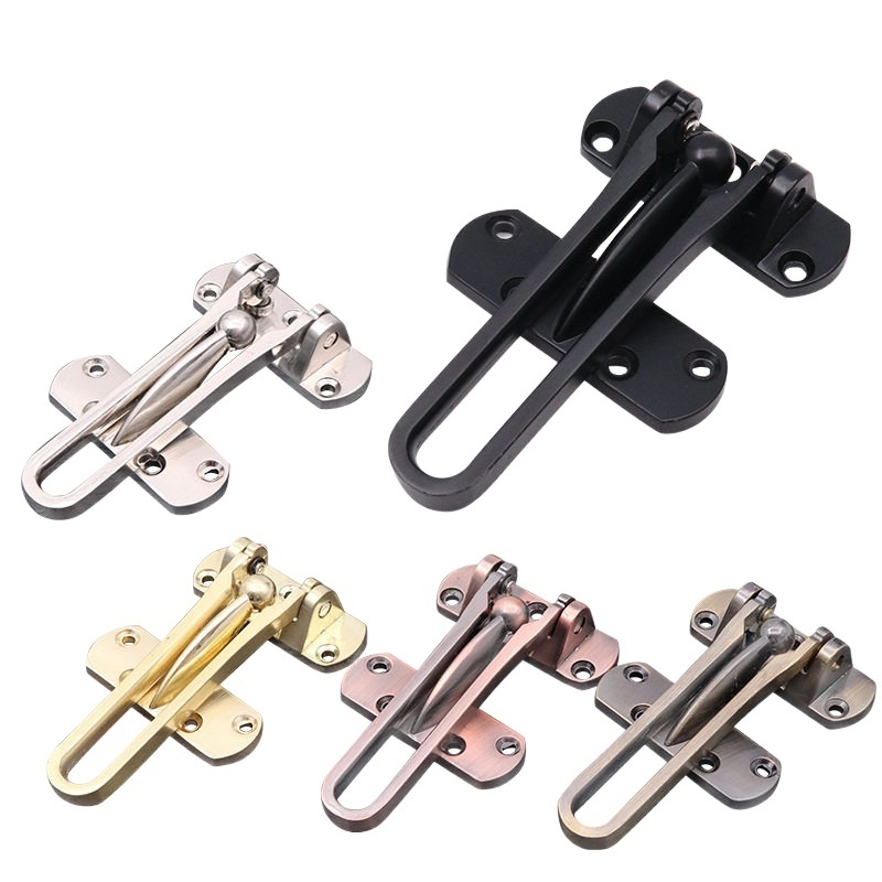 Amazon Hot Sale Door Accessories Latch And Security Door Swing Lock Door Guard