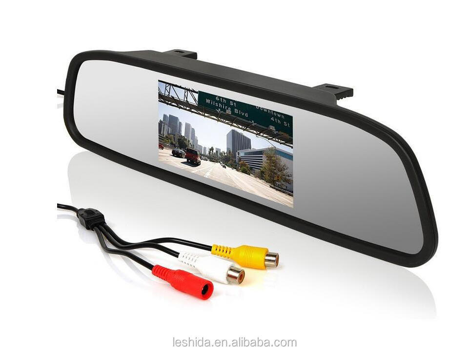 Car Rear View Mirror Monitor With 4.3 inch TFT LCD MONITOR Auto Car Monitor Reverse Display