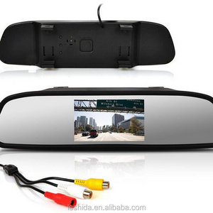 Car Rear View Mirror Monitor With 4.3 inch TFT LCD MONITOR Auto Car Monitor Reverse Display