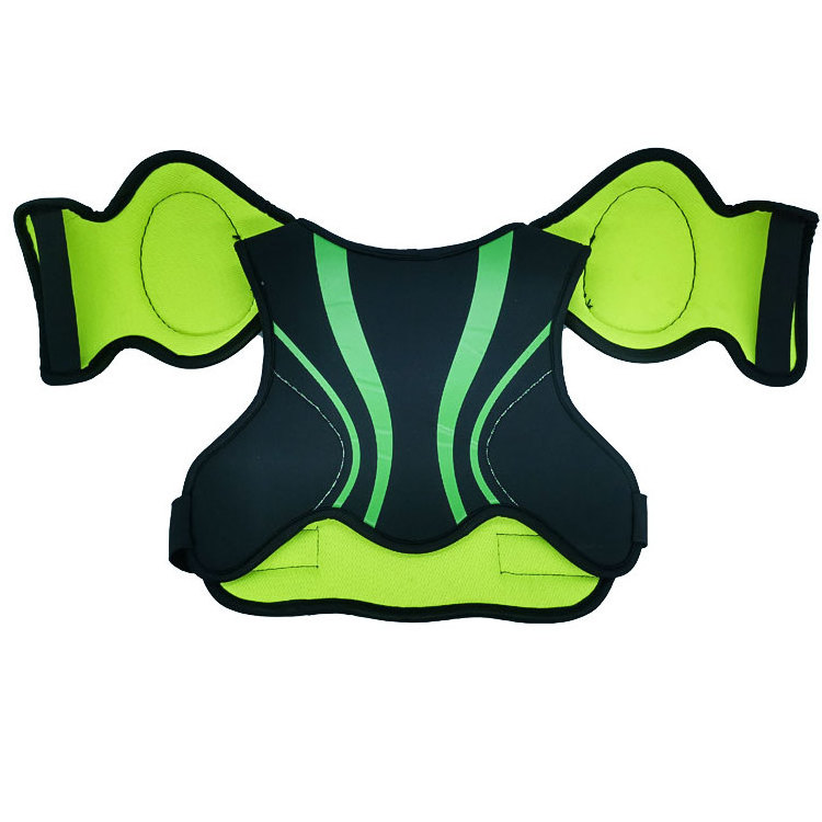 Custom Logo Kids Children Teenage Vest Protective Gear Ice Hockey Lacrosse Chest Shoulder Guard Protector