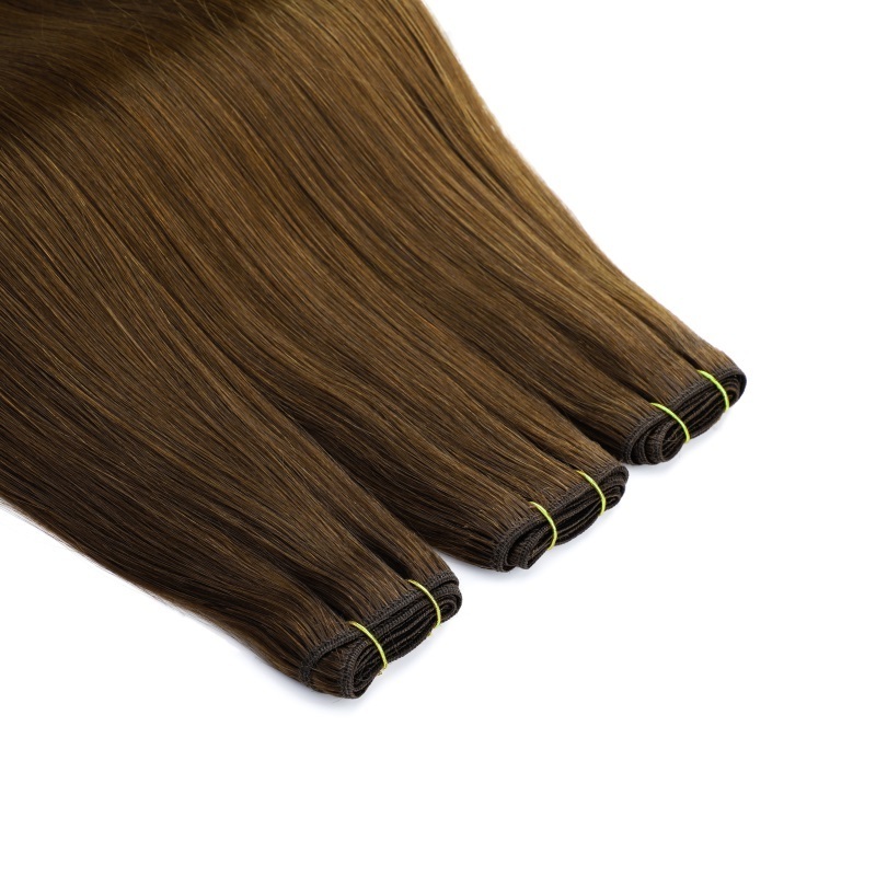 Cuticle Aligned Human Hair 100% Remy Double Drawn Weaving Machine Hair Weft