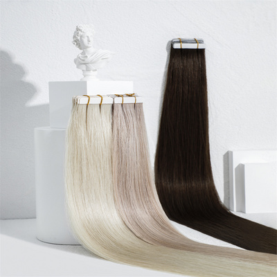 Wholesale Tape In Hair Extensions Double Drawn European  Remy Ombre Invisible Tape In Hair Extensions 100 human hair