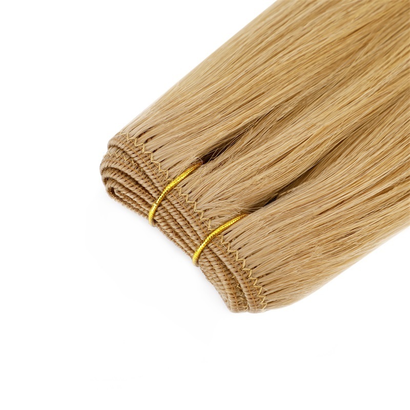 Cuticle Aligned Human Hair 100% Remy Double Drawn Weaving Machine Hair Weft