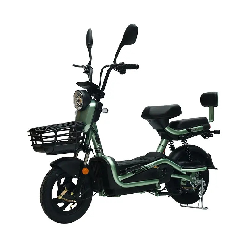 New products hot sale 2 wheel 2 seat mini electric bike / cheap electric bicycle / electric moped