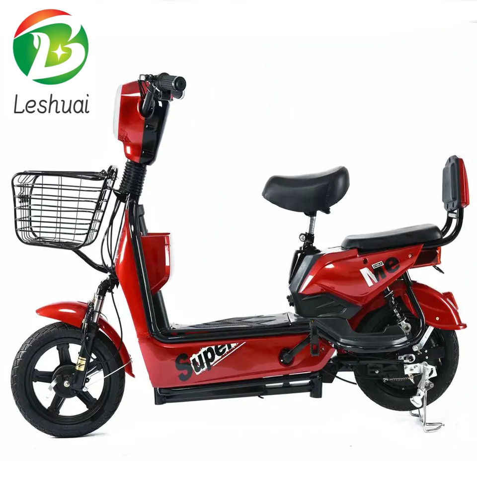 factory wholesale best price 14 inch 350w 48V two seats cheap electric scooters electric city bike electric bicycle for adults