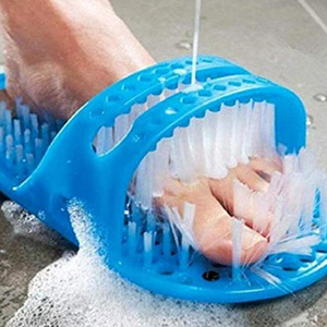 Foot Scrubber Massage Scrub Cleaner Dead Skin  Remover  Foot Cleaner Brush Slipper