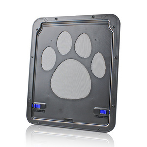 Wholesale Pet Door for Screen Door Lockable Magnetic Flap Screen Automatic Lockable Durable  Door for Puppy Cats