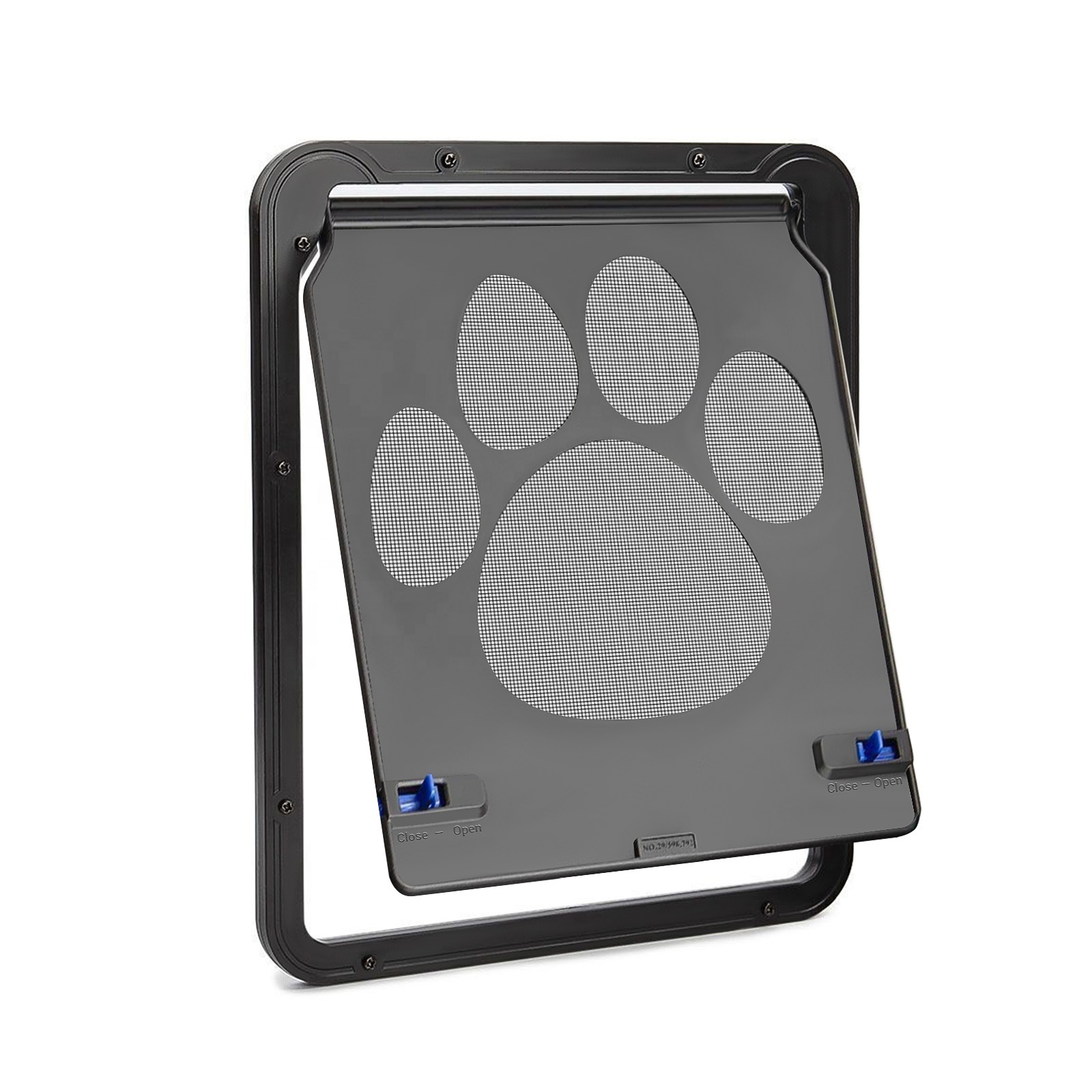 Hot Sales Pet Door ABS Cat Screen Door Easy to Install Pet Screen Door with Magnetic Flap Lockable for Cats