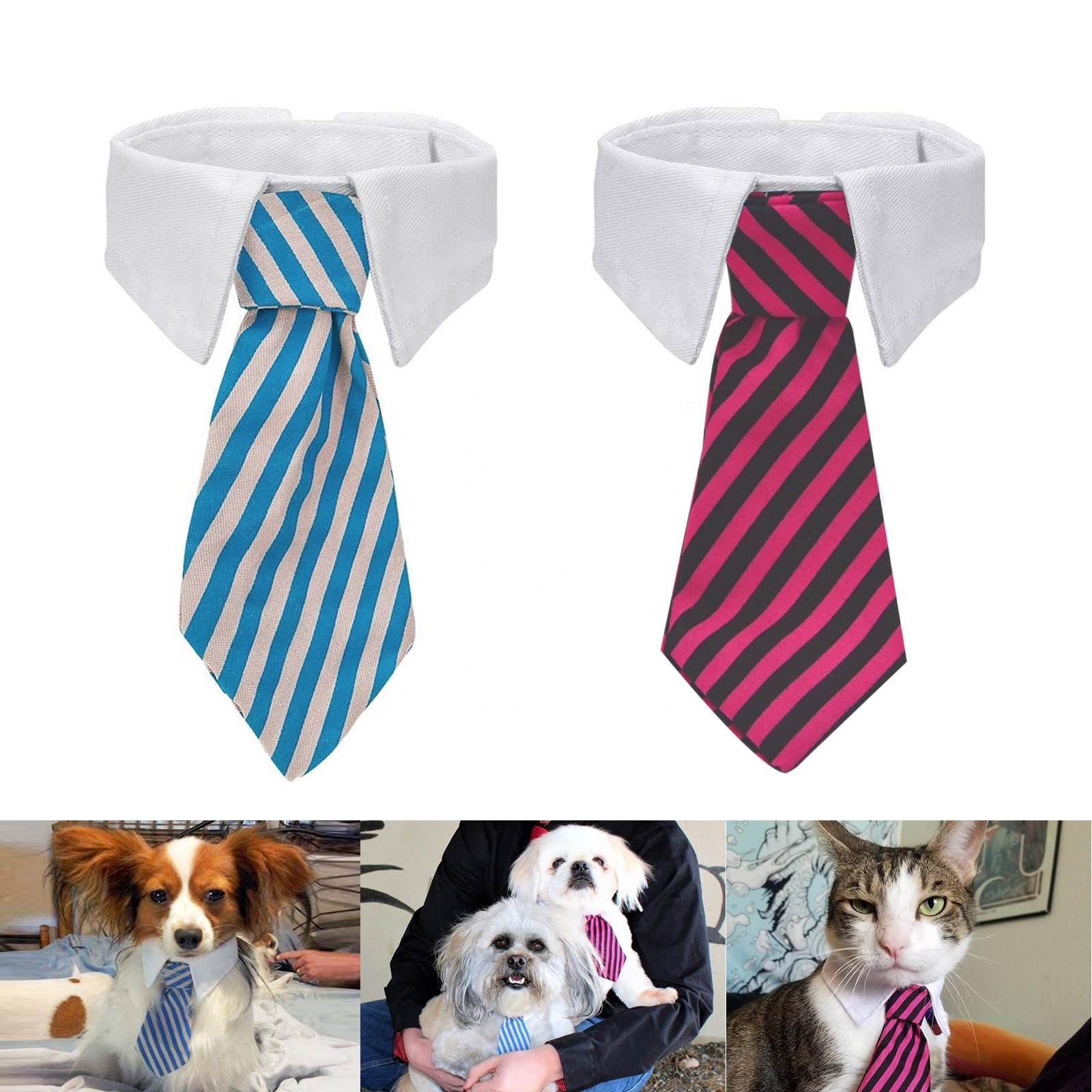 Grooming Pet Accessories for Small Dogs Cats Collar Tie Pet Costume