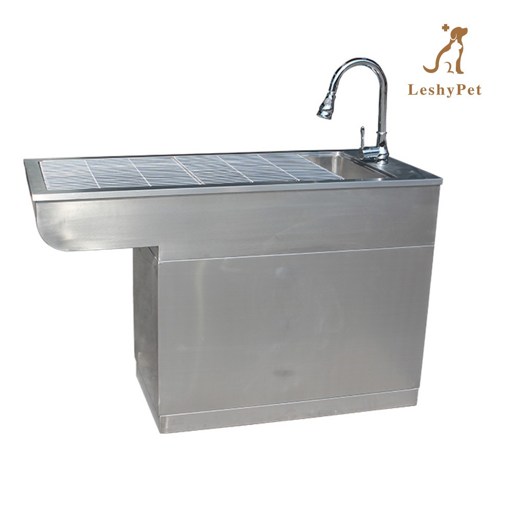 Leshypet Pet cleaning table / veterinary grooming tub/veterinary bathing sink multi-functional pet disposal table