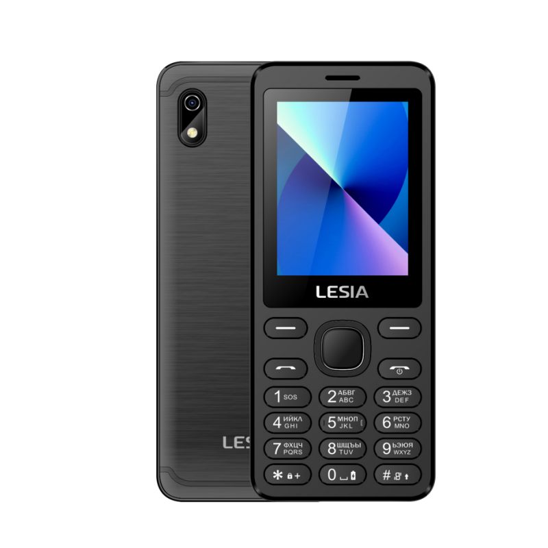 Lesia 2.4 inch dual sim slim very slim feature phone plated keypad metal body mobile phone 2G gsm cell phone