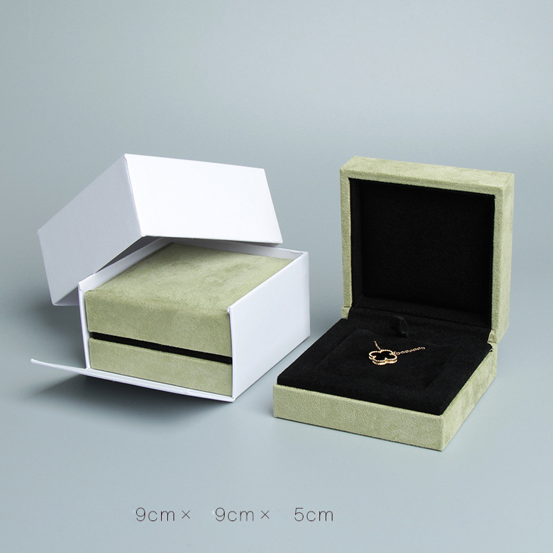 Wholesale Suede Jewelry Boxes Manufacturer Luxury Design Portable Wedding Ring Boxes for Ceremony Jewelry