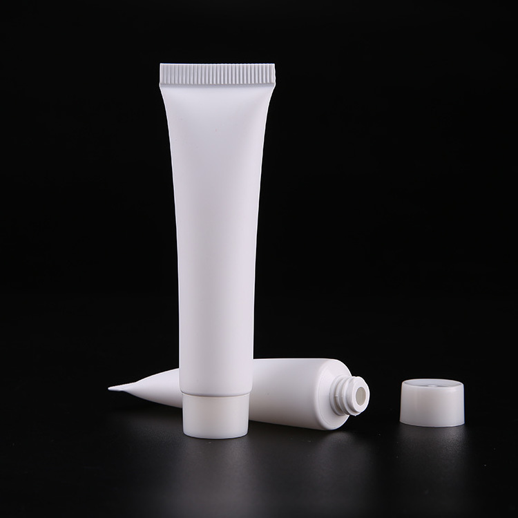 Diameter 19mm 15g 15ml Screw cap White Plastic Healing Ointment Stocking Tube