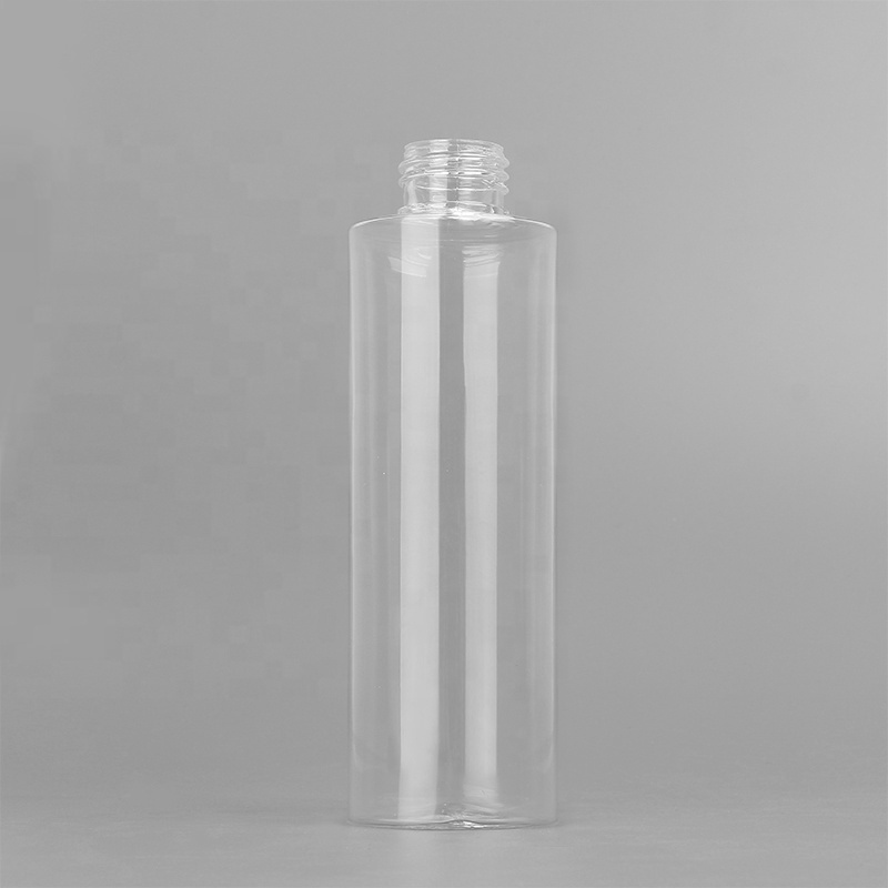 High Clarity Refill PETG Toner Bottle Cylinder Round Bottle with Large Screw Cap 60ml 80ml 100ml 120ml 150ml 180ml 200ml