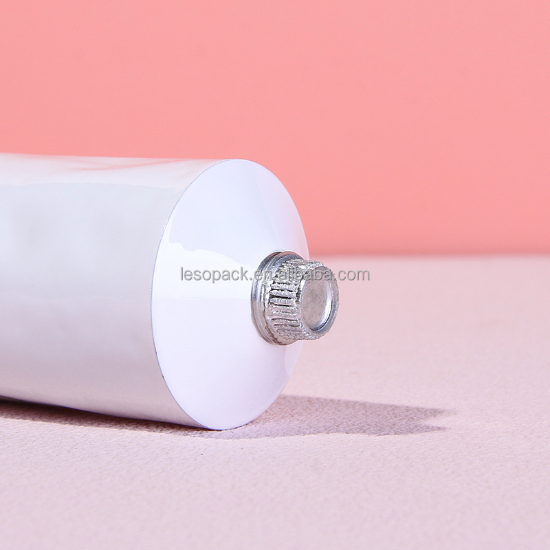 Eco-Friendly Recyclable Hand Cream Empty Aluminum Packing Tube Chemical Adhesive Glue Lubricant Aluminum Squeeze Tubes