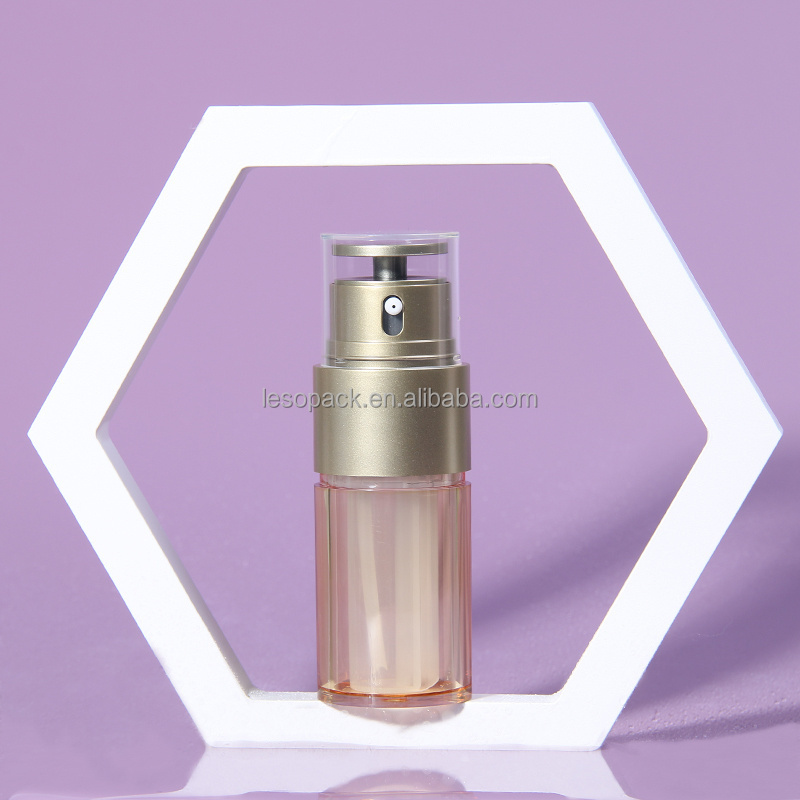 Bottle Packaging Double Tube Lotion Pump Bottle for Skincare High Quality Dual Chamber Plastic Luxury Cosmetic Screen Printing