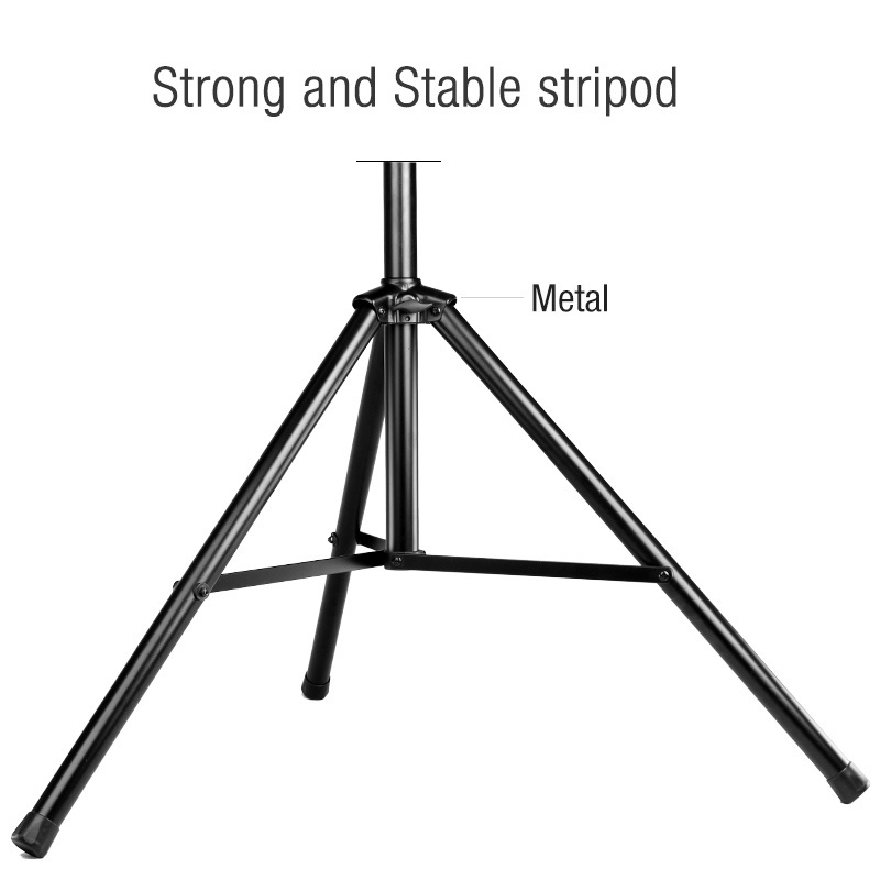 OEM 15 inch Heavy duty black tripod adjustable floor speaker stand for 12 15 inch speaker