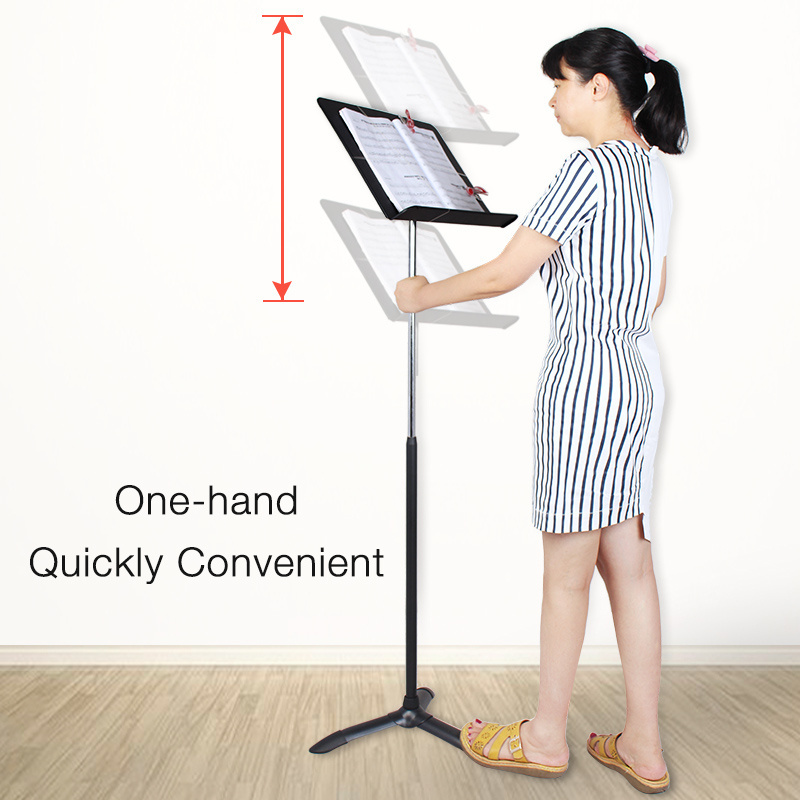 Deluxe Auto locking adjustable Orchestra acrylic Sheet Music Stand for  band