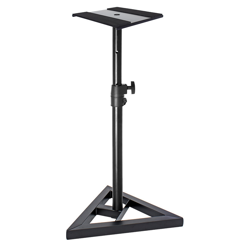 Metal heavy-duty height adjustable recording studio monitor speaker stand,  suitable for home recording studio