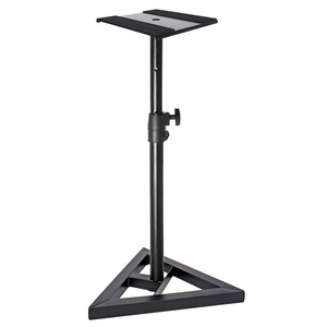 Metal heavy-duty height adjustable recording studio monitor speaker stand,  suitable for home recording studio