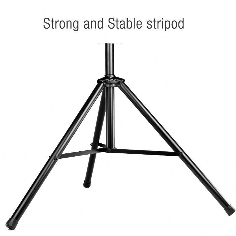 OEM Professional heavy duty black adjustable tripod crank speaker stand floor for 15 inch speaker YY STADNS