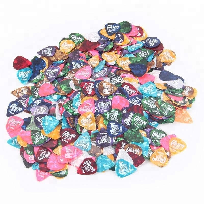 high quality 0.46mm GB celluloid guitar picks for playing guitar Factory OEM