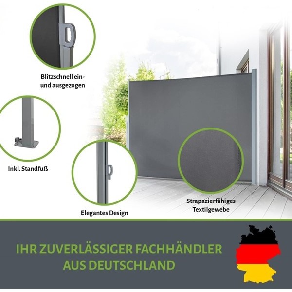 Hot selling Privacy Screen Sun Protection Wind Protection Awning Extendible for Garden