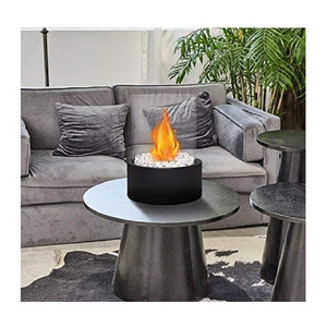 Modern Design Style Best Selling Construction  Table Top Bio  ethanol fireplace indoor round Fireplace Round from vietnam