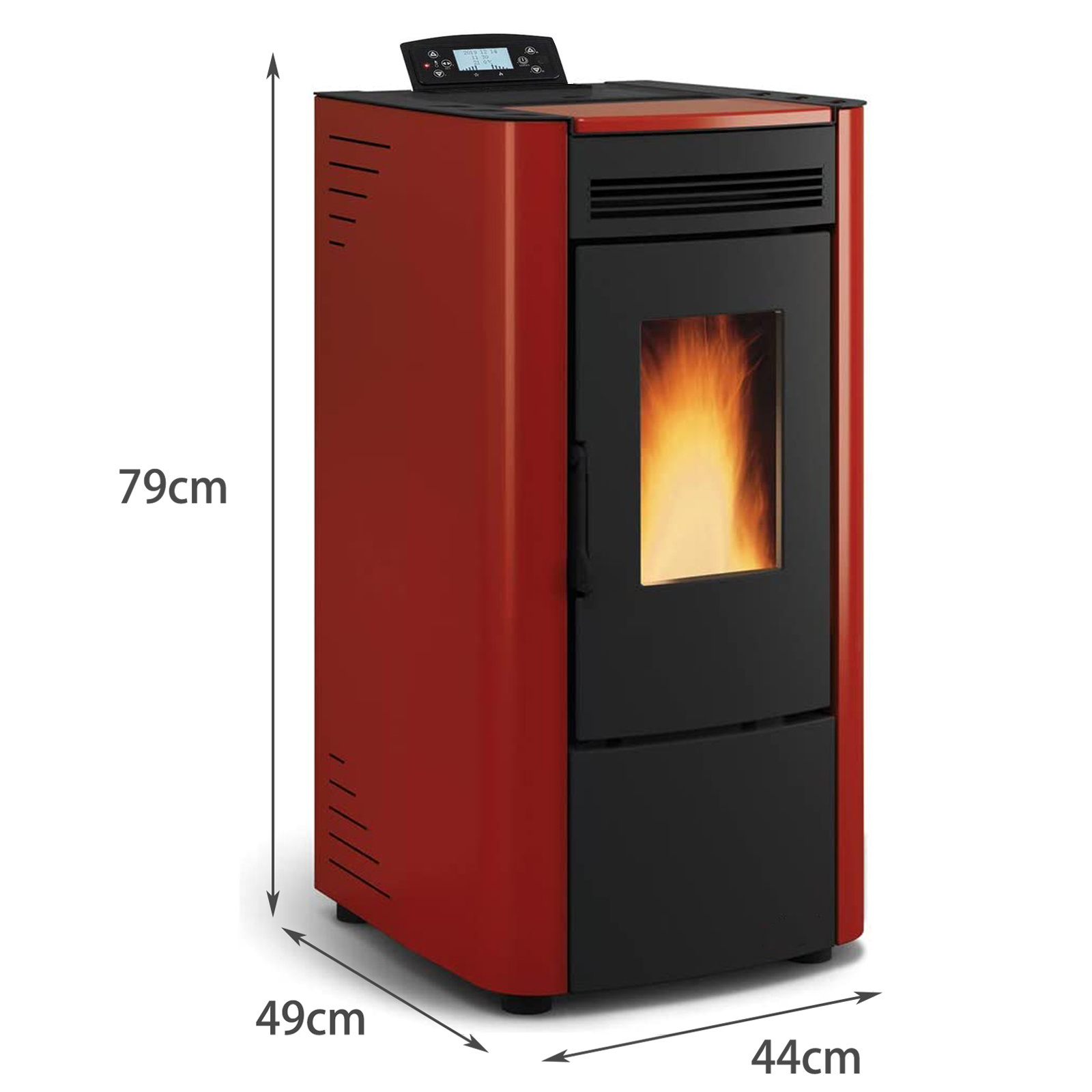 LEMO Cast Iron 7Kw European Small Wood Modern Pellet Stove CE Certificate