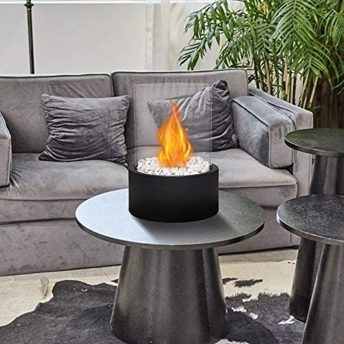 Best Selling Construction Modern Design Style Table Top Bio  ethanol fireplace indoor round Fireplace Round from vietnam