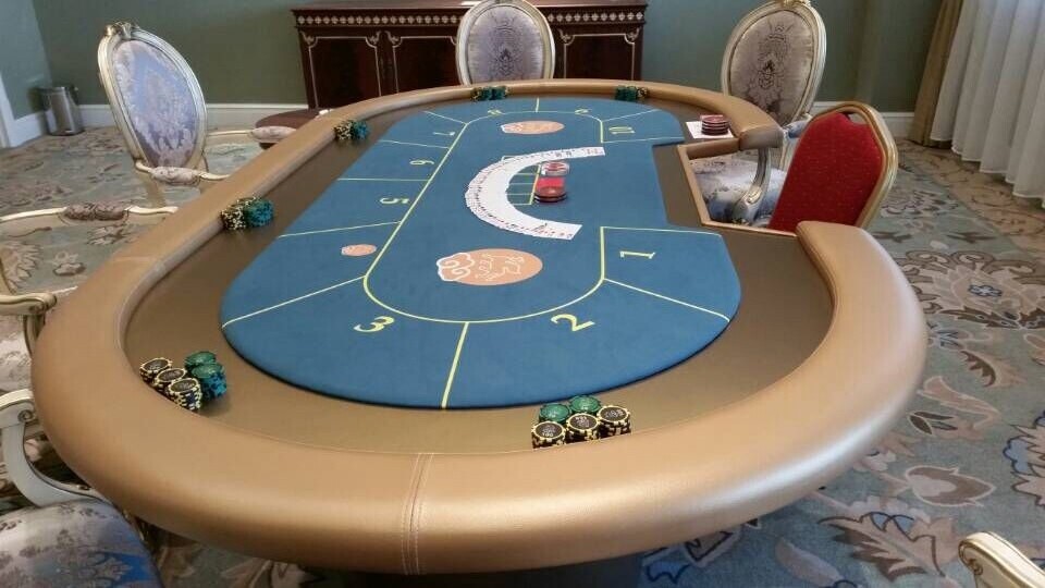 casino Texas Hold'EM poker table