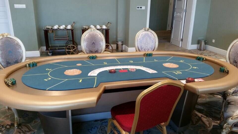 casino Texas Hold'EM poker table