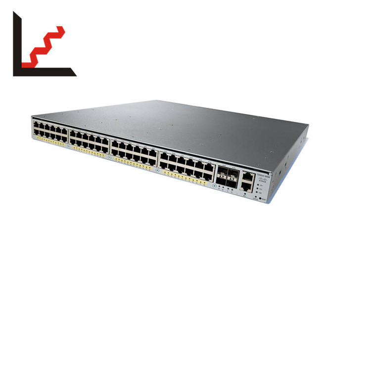 Cis co 4948 WS-C4948E-F 48 Port L3 Gigabit 4 x 10G SFP Switch Dual AC IPBase OS