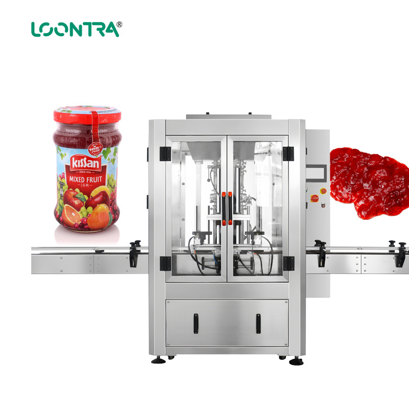 Professional manufacturer High Efficiency  Jams automatic piston bottle  filling machine