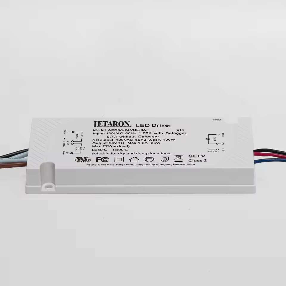 Letaron LED Power Supply LED Driver UL Constant Voltage Driver ,Waterproof IP20 LED Driver