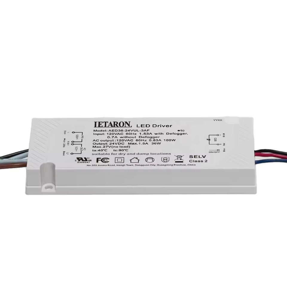 Letaron LED Power Supply LED Driver UL Constant Voltage Driver ,Waterproof IP20 LED Driver