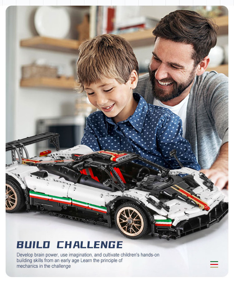 Wholesale MOULD KING 13060 Building Blocks High-Tech Toys Boys APP RC Motorized Bricks Kid Gif Technic Zondas Racing Car