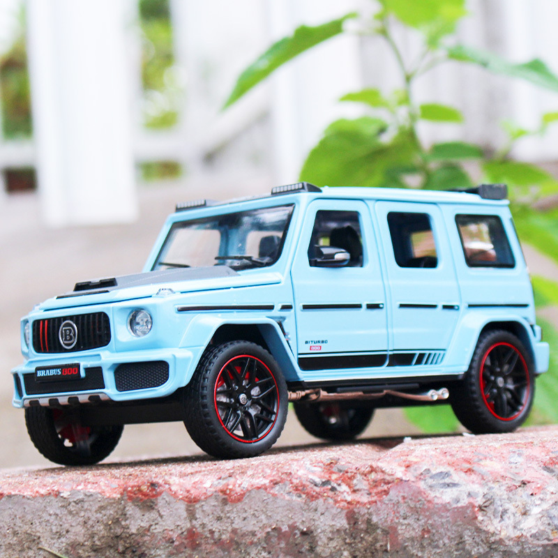 1:24 Car Benz G800 Models With Sound And Light To Open The Door Children's Alloy big Car Toy Model Car for children