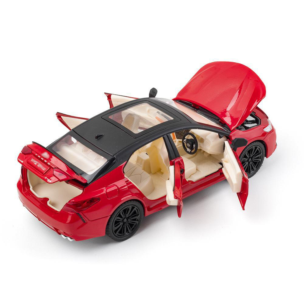 New Design Diecast 1:24 Model Cars Alloy Camry Model Car Pullback Die Cast kids toys Car education toy 2022