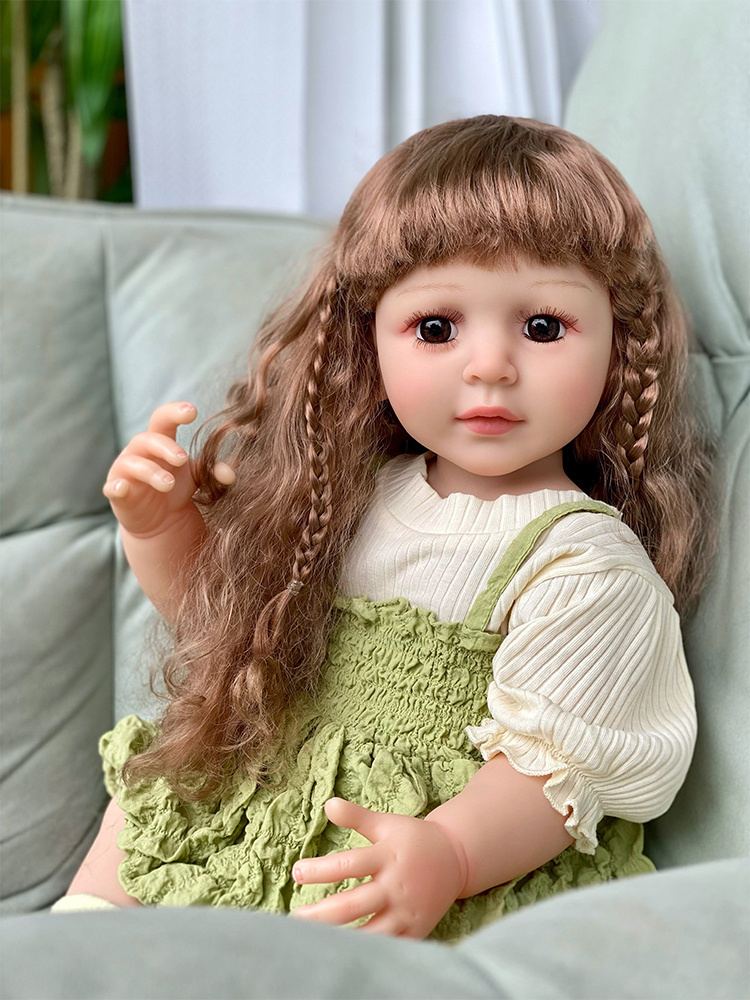 Wholesale High Quality NPK 55CM Kids Toy Christmas Gift Handmade Girl Big Baby Doll Reborn Toddler Dolls