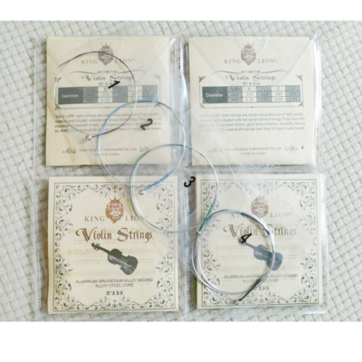 Violin Strings Full Set Stainless Steel Aluminum Magnesium String For Violin Chord Violin Parts