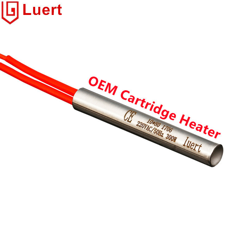 High Temperature Customized Electric Resistance Heater Cartridge Heater With Thermocouple