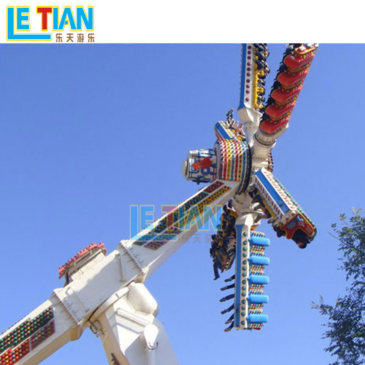 Extreme thrilling Theme Park Games Top Scan Windmill Swing Rides Adventure Park Equipment Factory