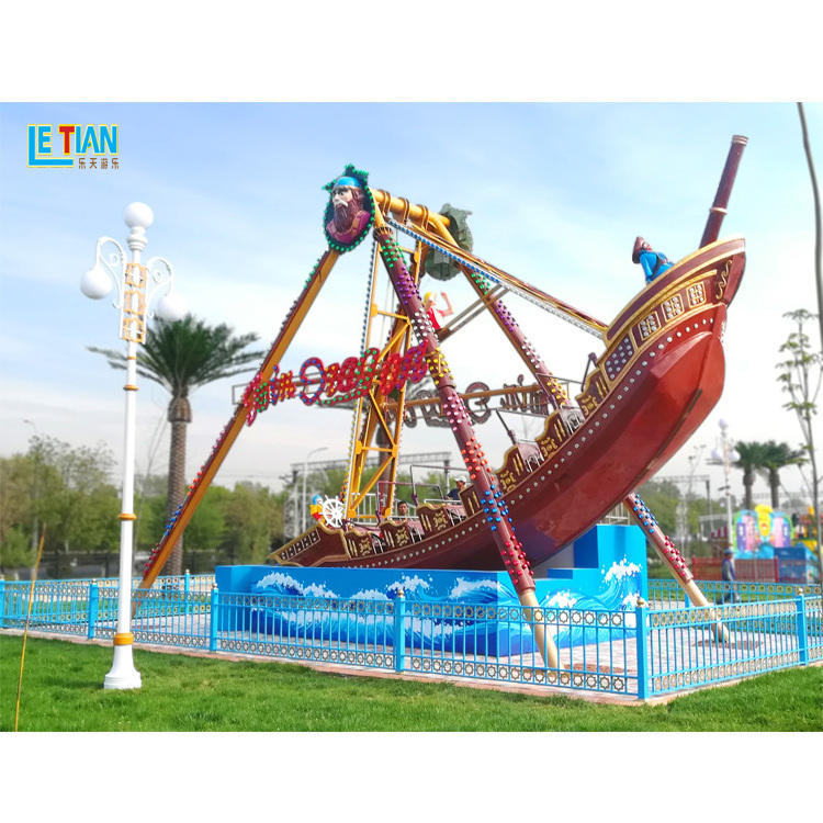 China outdoor playground viking swing rides real kids pirate ships boat amusement park rides