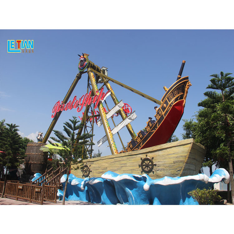 China outdoor playground viking swing rides real kids pirate ships boat amusement park rides