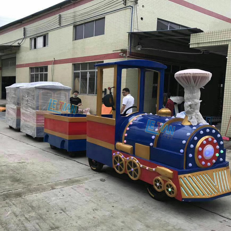 Hot sale indoor children electric shopping mall train rides theme park outdoor tourist trackless kiddie train for sale