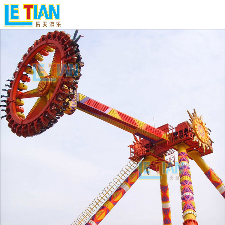 LETIAN 360 Degree Amusement Swing Rides Large Outdoor electronic Big Pendulum Amusement Park Games Equipment for sale