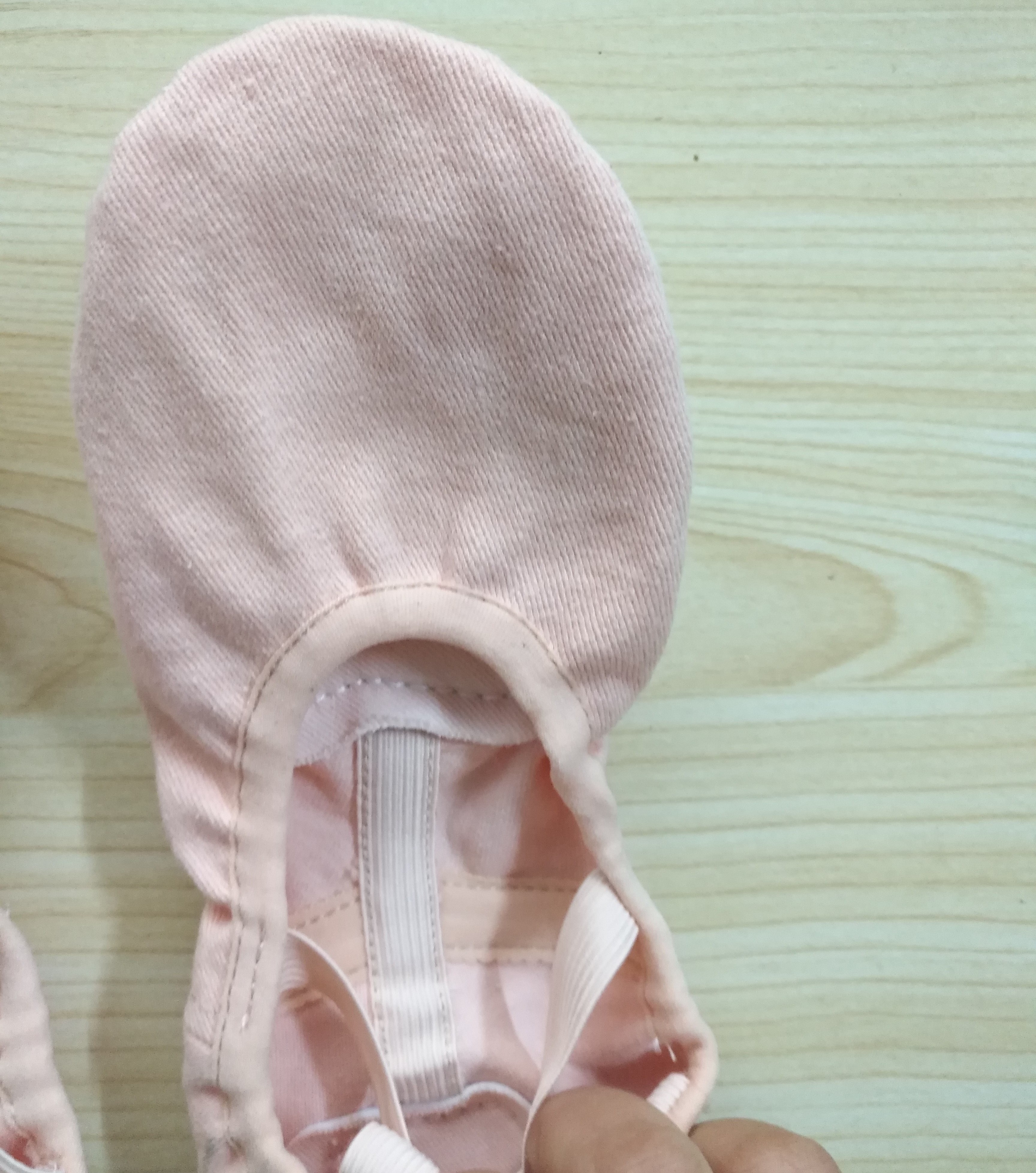 Pink Foldable Children Girls Split Sole Canvas Soft Dance Wear Stretch Double Layer Elastic Ballet Shoes Genuine Leather LT-CBS4